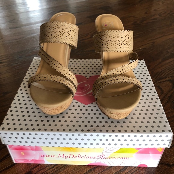 Shoes - Wedges NEVER WORN